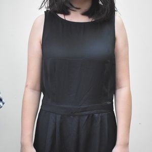 Black tank top romper, Ann Taylor LOFT, size 8